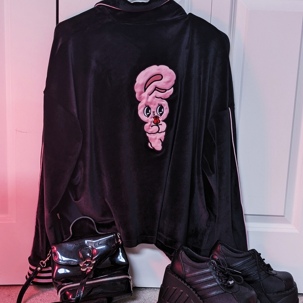 Lazy Oaf Esther Loves You Bunny Track Jacket